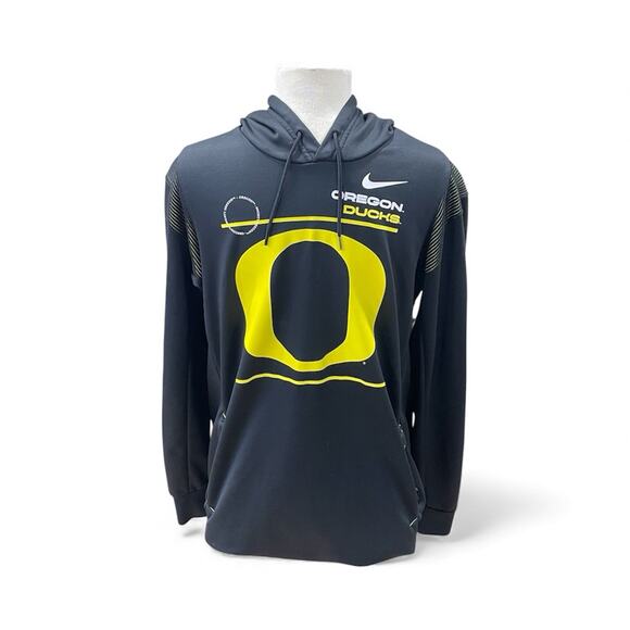 Nike Dri-Fit Men’s Size Large Black/ Yellow Hoodie Sporty College OSU- NCAA - Picture 1 of 12